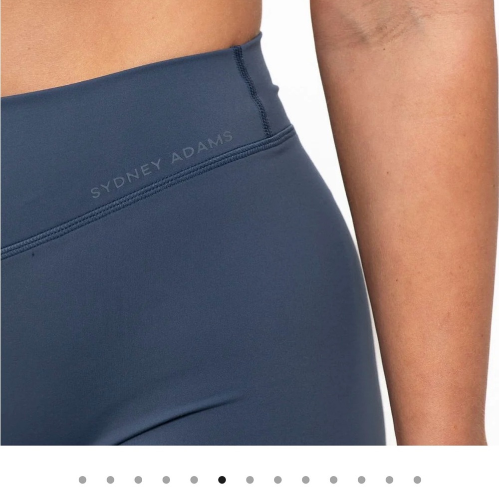 Sydney Adams Blue High-Waisted Leggings